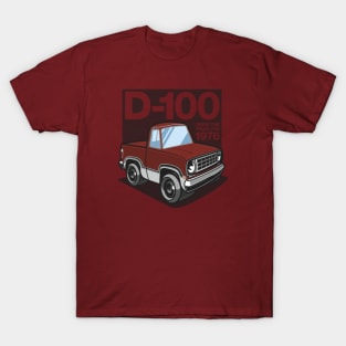 D100 - 1976 White-Base (Russet) T-Shirt